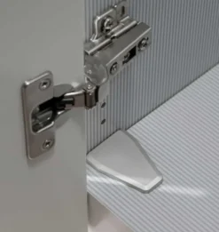 Acapulco Kleiderschrank grau mit Spiegel
