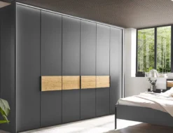 Acapulco Kleiderschrank grau modern