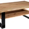 Ada Couchtisch Baumkante mit Ablage
