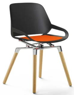 Aeris Numo ergonomischer Konferenzstuhl weiß oder schwarz