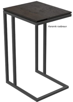 Alicia Beistelltisch Metall schwarz