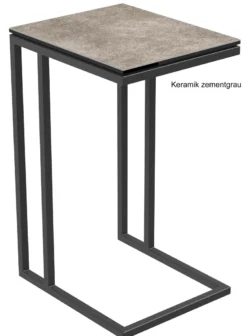 Alicia Beistelltisch Metall schwarz
