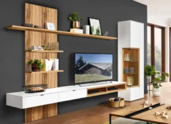 Andiamo Home Wohnwand weiß modern hochwertig