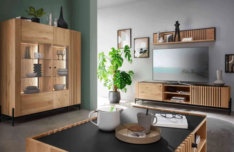 Ascona Echtholzmöbel Wohnzimmer