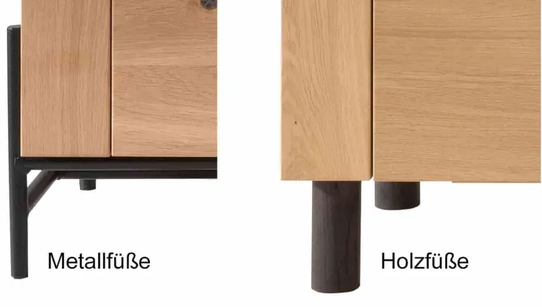 Ascona Highboard Holz modern