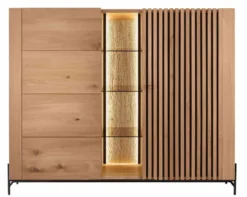 Ascona Highboard Holz modern