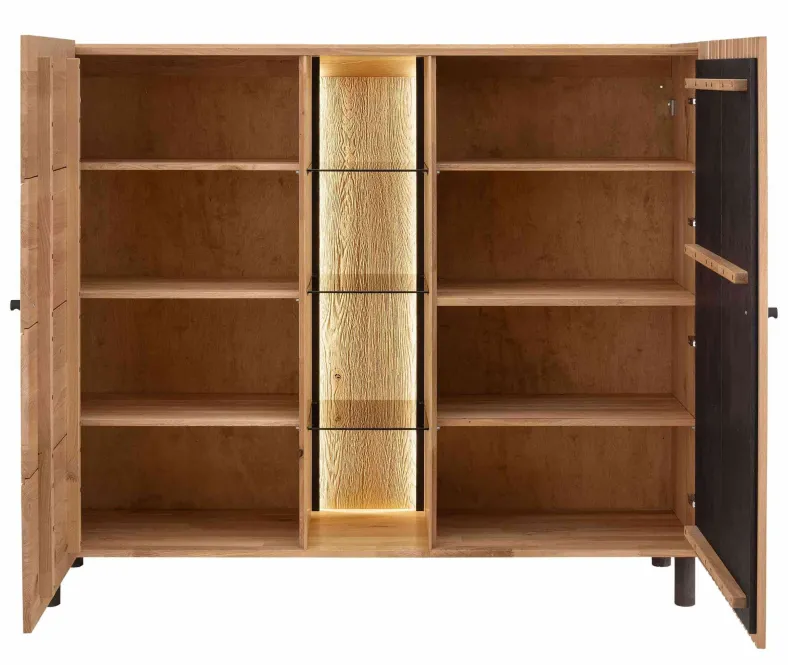 Ascona Highboard Holz modern
