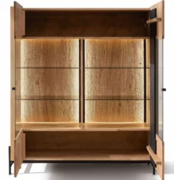 Ascona Highboard Vitrine