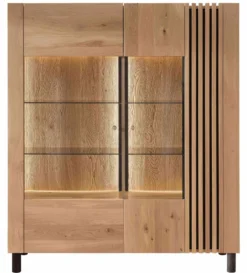 Ascona Highboard Vitrine