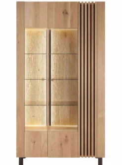 Ascona Vitrinenschrank Holz modern