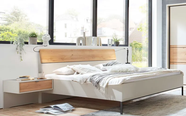 Asti Bett mit LED