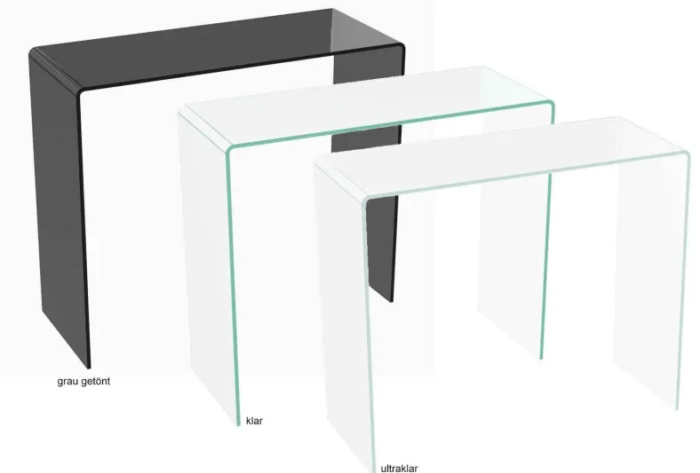 Aurora Konsolentisch Glas