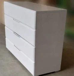 Avantgarde Kommode weiß Holz