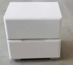 Avantgarde Nachttisch weiß Holz