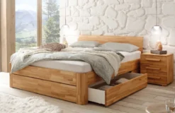 Bellissimo Holzbett mit Bettkasten
