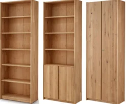Bergamo Bücherregal Massivholz