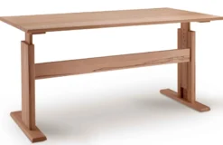 Bergamo höhenverstellbarer Schreibtisch Holz