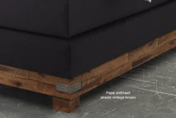 Boston Boxspringbett mit Holzrahmen