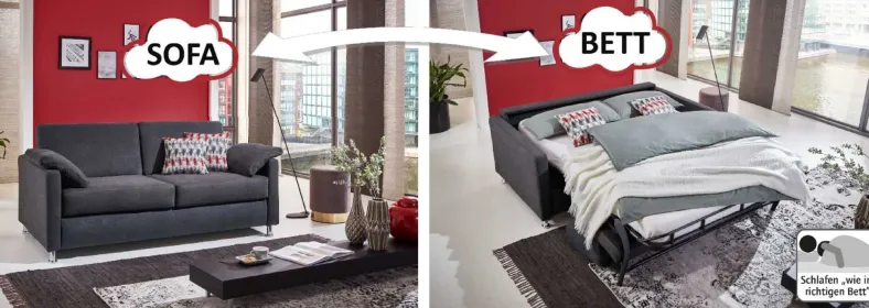 Boston Schlafsofa nach vorne ausziehbar