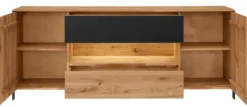 Boston Sideboard eiche schwarz