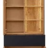 Boston Wohnzimmerschrank eiche massiv