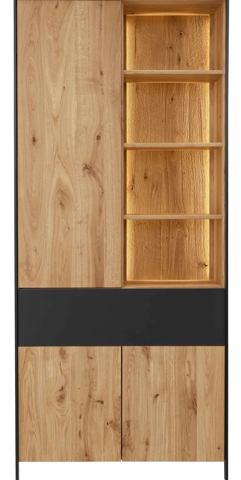 Boston Wohnzimmerschrank eiche massiv