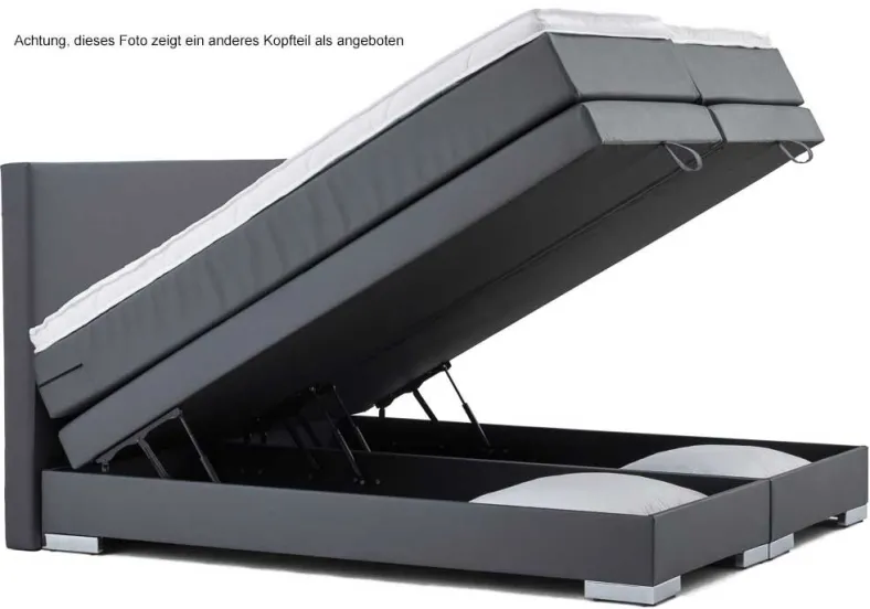 Boxspringbett 180x200 cm mit Bettkasten