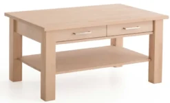 CH130B Couchtisch mit Schublade Massivholz