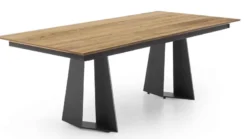Chic Esstisch Metallgestell ausziehbar