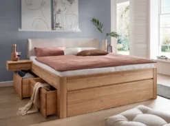 Cleveland massiv Holz Bett 140x200