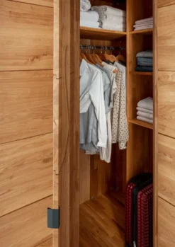 Colorado Eckkleiderschrank Holz