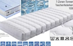 Comfort Taschenfederkernmatratze mit 1000 Federn