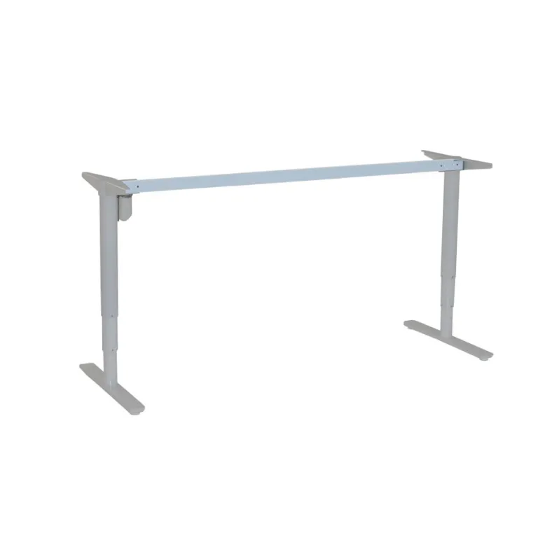 ConSet höhenverstellbarer Schreibtisch STEH / Sitz 100kg Gestell rund