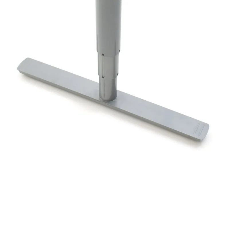 ConSet höhenverstellbarer Schreibtisch STEH / Sitz 100kg Gestell rund