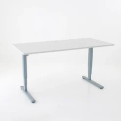 ConSet Schreibtisch höhenverstellbar 100 kg Gestell eckig