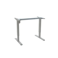 ConSet Steh-Schreibtisch höhenverstellbar weiß o. buche 80 kg