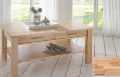 Couchtisch buche mit Schubladen