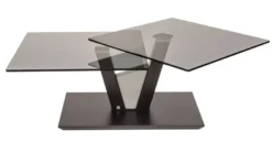 1019 Couchtisch drehbar 2 Ebenen