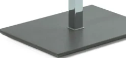 2598 Couchtisch Glas Metall höhenverstellbar