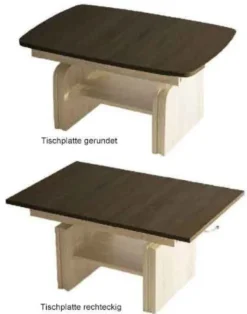 Couchtisch höhenverstellbar ausziehbar