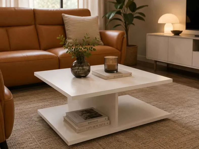 Couchtisch weiß quadratisch