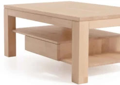 CS 060 Couchtisch Holz mit Stauraum