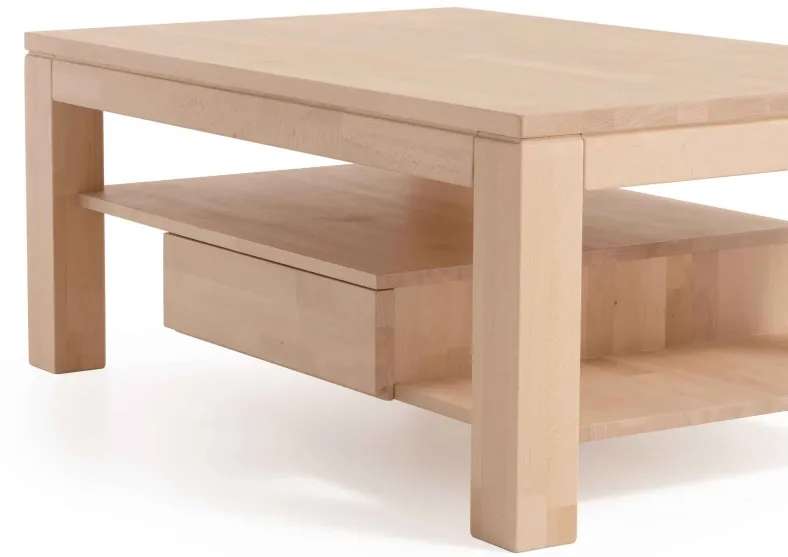 CS 060 Couchtisch Holz mit Stauraum