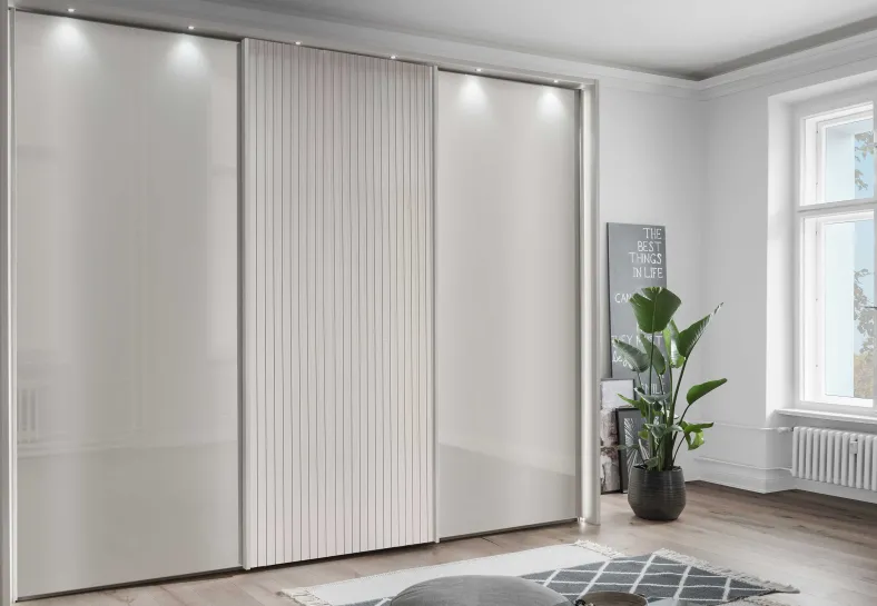 Denver Schwebetürschrank Glas