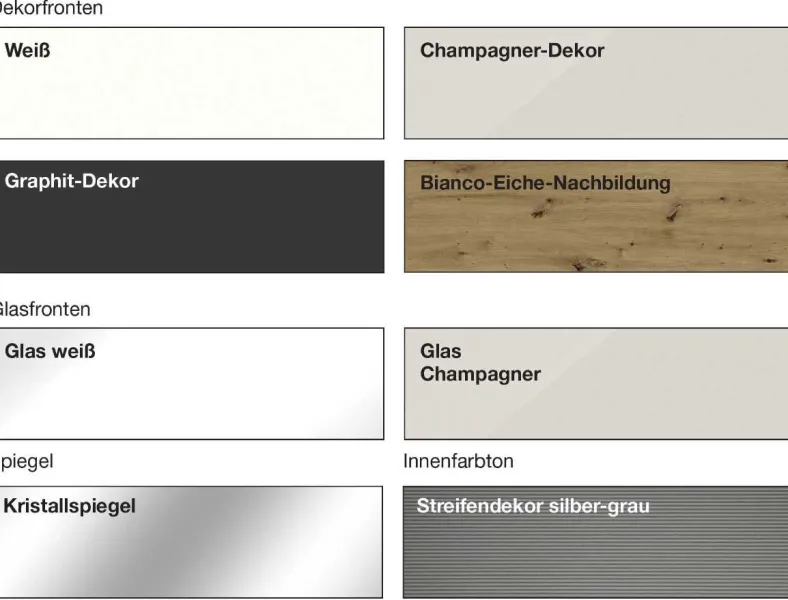 Denver Schwebetürschrank Glas