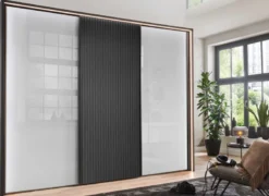 Denver Schwebetürschrank Glas