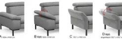 Detroit Ecksofa modern