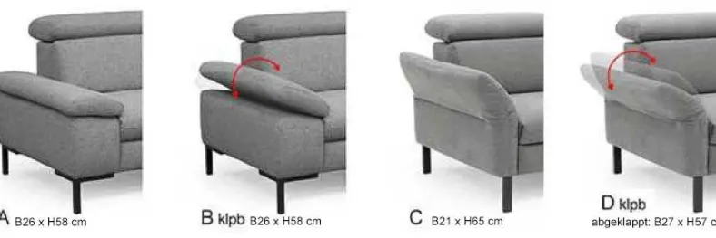 Detroit Ecksofa modern
