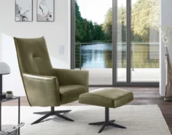 Dex Sessel mit Hocker