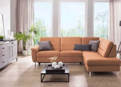 Dietsch Onyx Ecksofa mit Querschläfer in vielen Farben